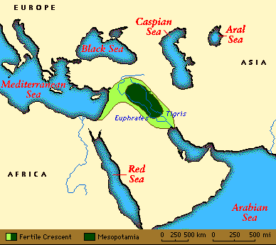 Historia: Antzinako Mesopotamia haurrentzat