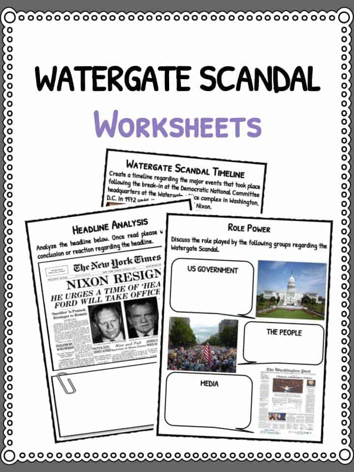 USA ajalugu: Watergate'i skandaal lastele